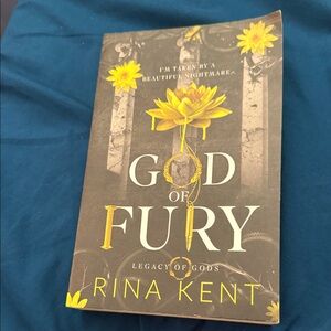 God of Fury Book by Rina Kent OOP